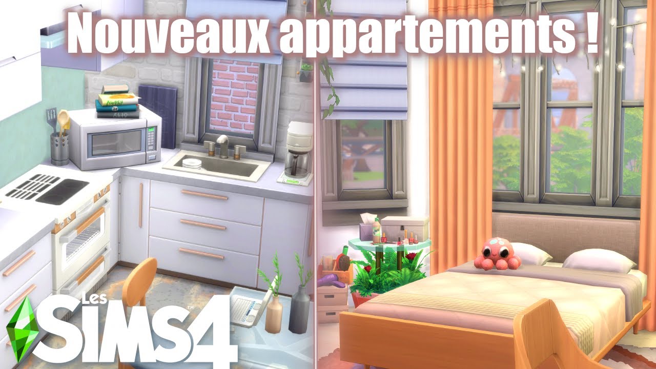 Micro-appartements dans les Sims 4 ! 🤍