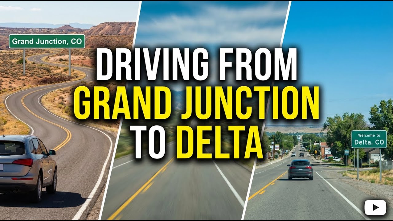 Driving from Grand Junction to Delta, Colorado