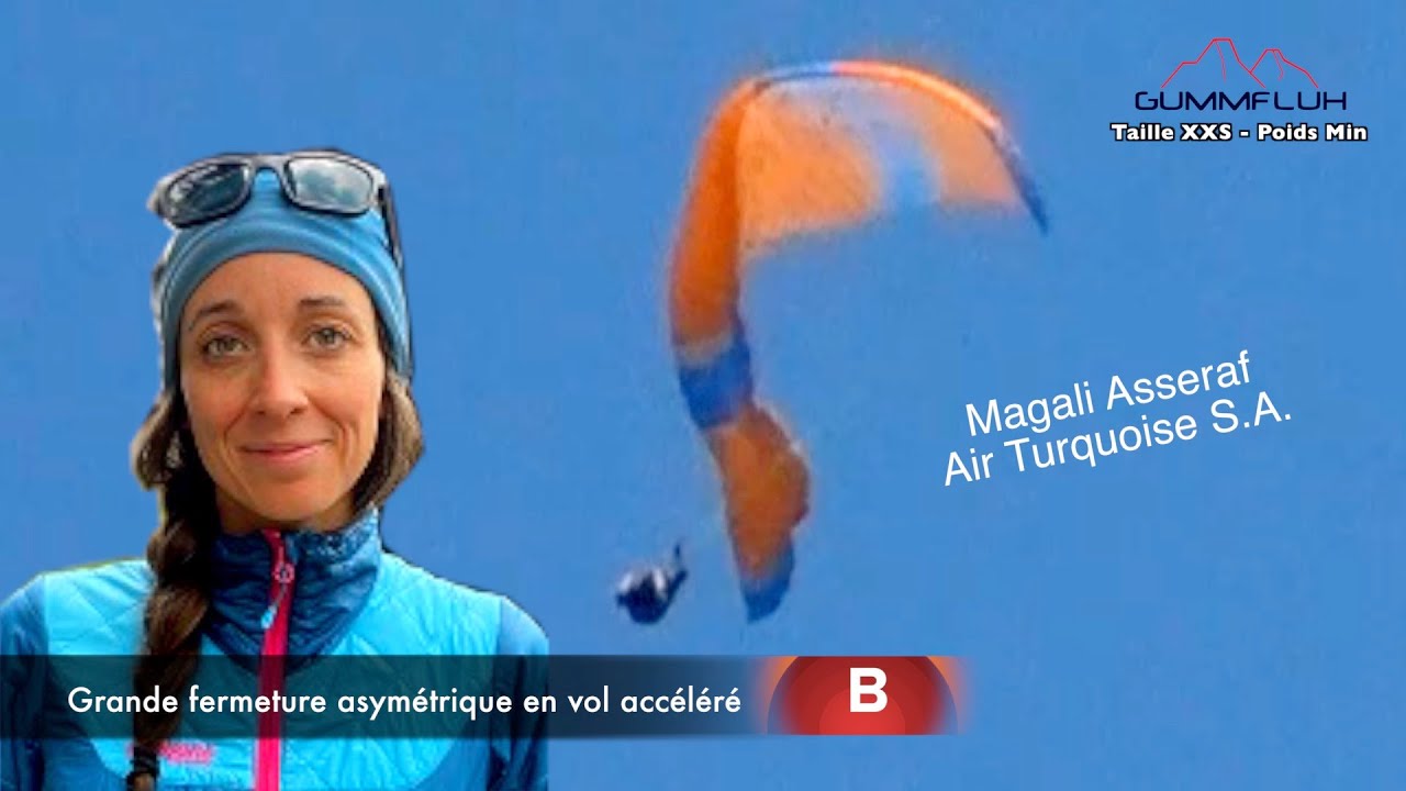 MAGALI ASSERAF - TESTS EN VOLS DE LA GUMMFLUH XXS AU POIDS MIN
