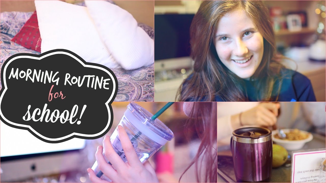 Winter Morning Routine for School 2014 | College Edition