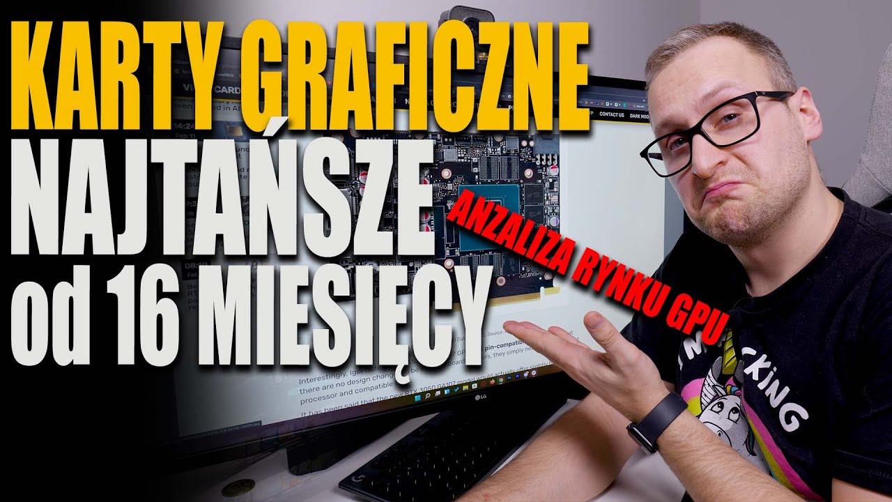Ceny kart graficznych najniższe od 16 miesięcy - analiza rynku GPU