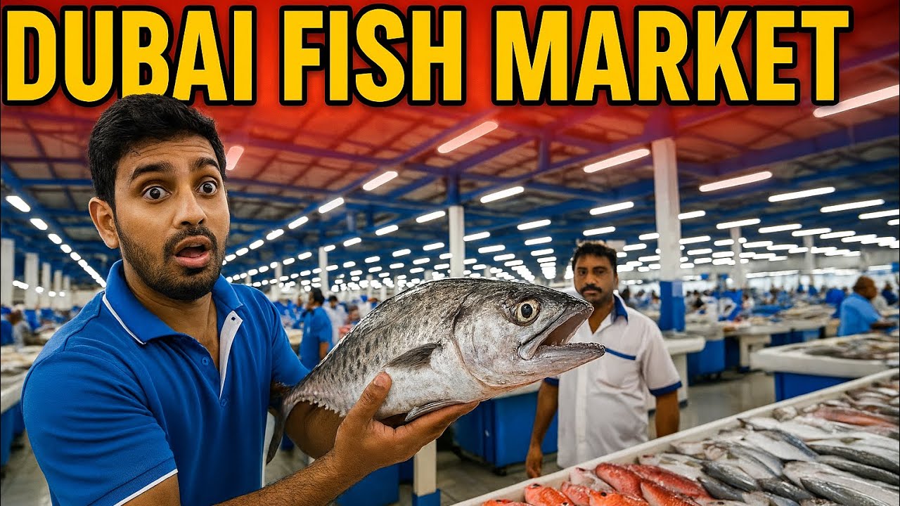 Walk With Me Through Dubai’s CRAZIEST Fish Market 2026!