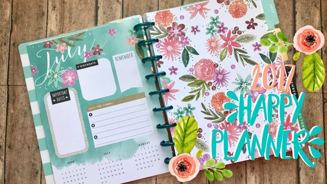 The Happy Planner 2017 l Happy Mind Happy Life Classic Flip-through