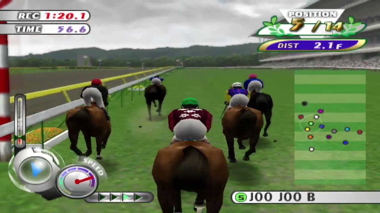 Gallop Racer 2001 ギャロップレーサー 5 Horse racing gameplay