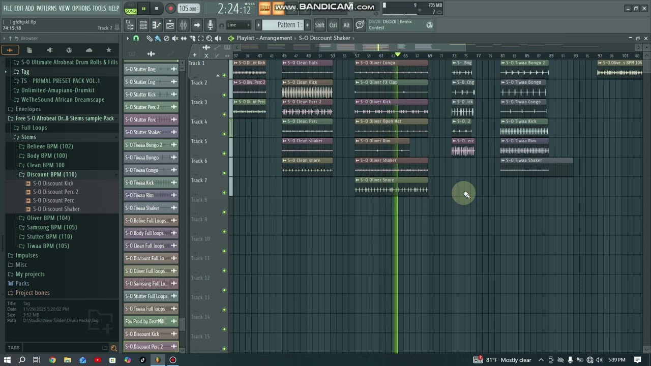 Free S-O Afrobeat Drum loops & Stems sample Pack Download