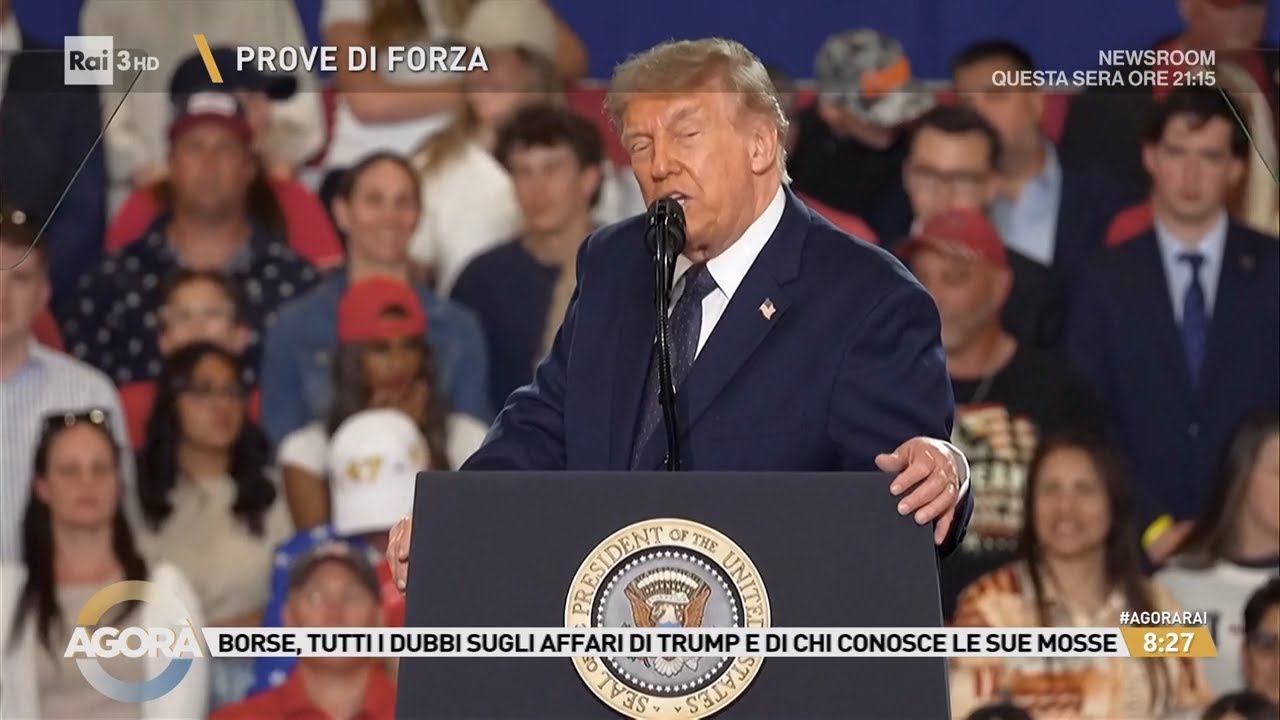Trump Index e mercati: quando la geopolitica muove la borsa - Agor&agrave; 25/05/2026