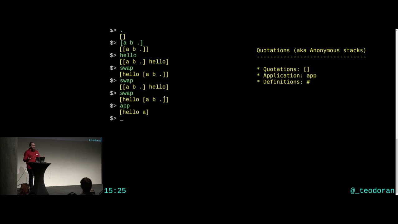 Church Encoding in Concatenative Programming Languages (Teodor Ande Elstad)