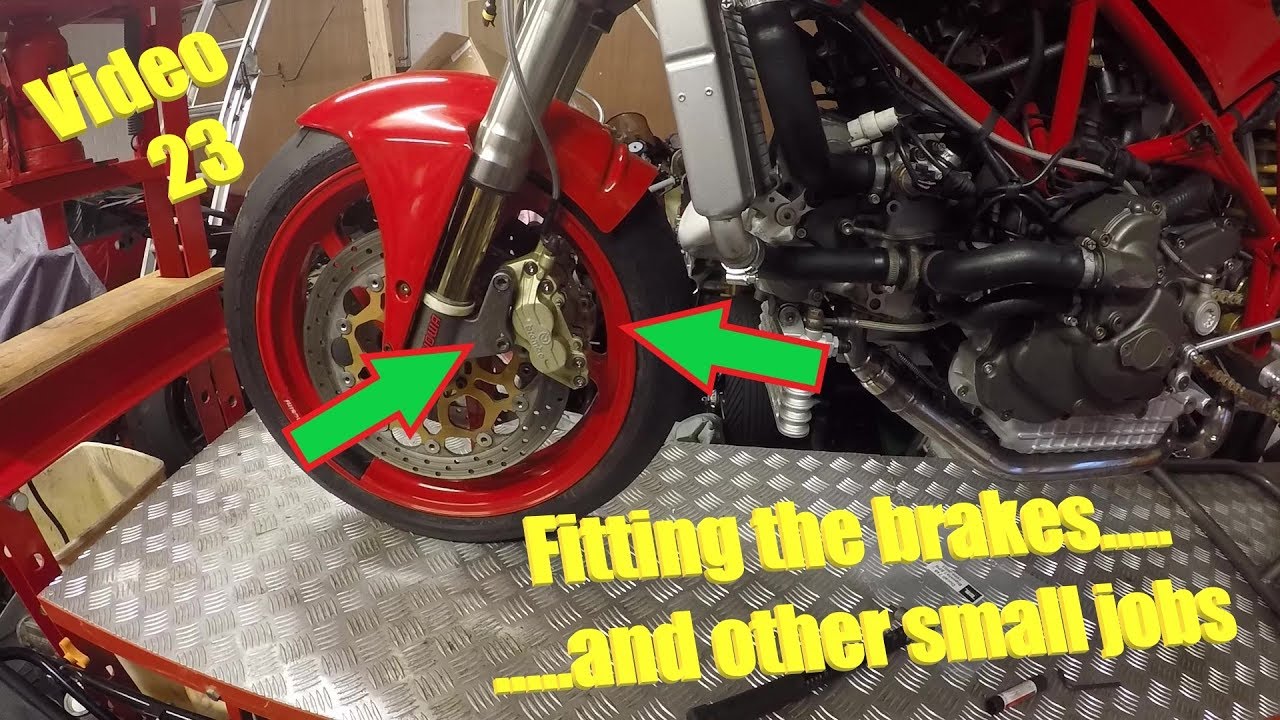 Thunderbike Race Prep No 23   Ducati 748 Fitting the brakes, throttle and kill switch