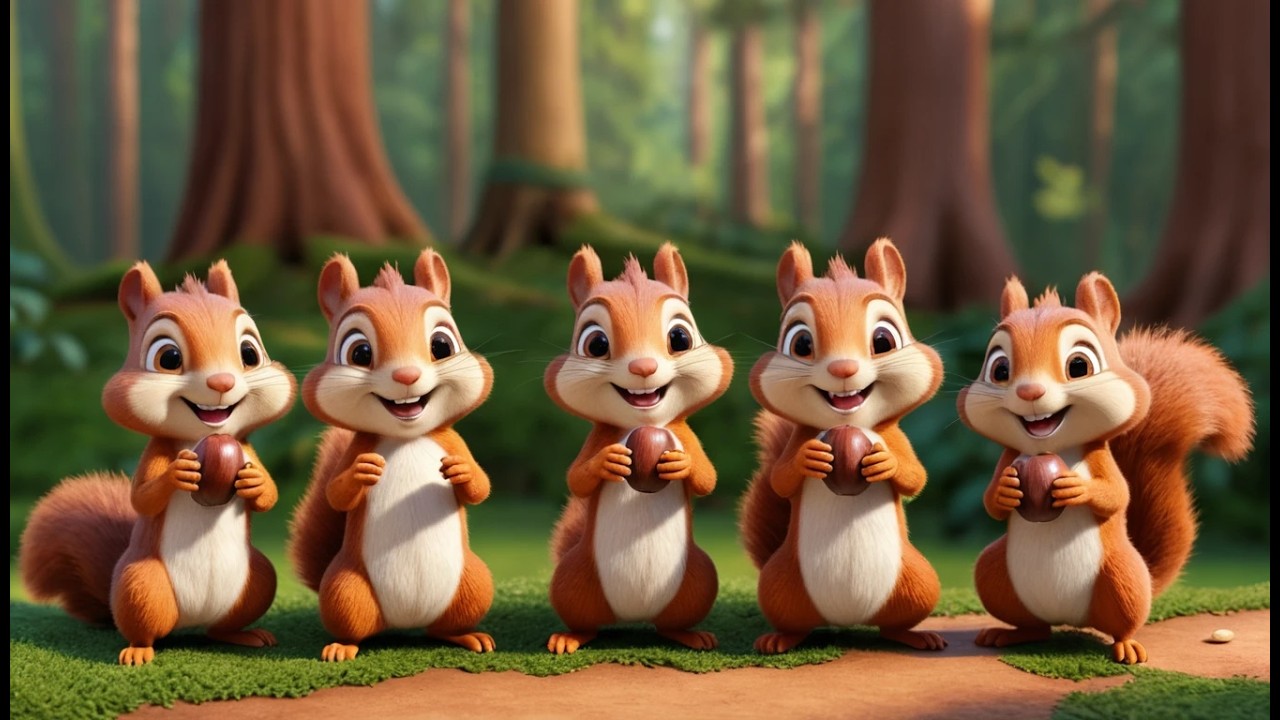 Squirrel&rsquo;s Nutty Adventure | Fun Squirrel Song & Forest Nursery Rhymes