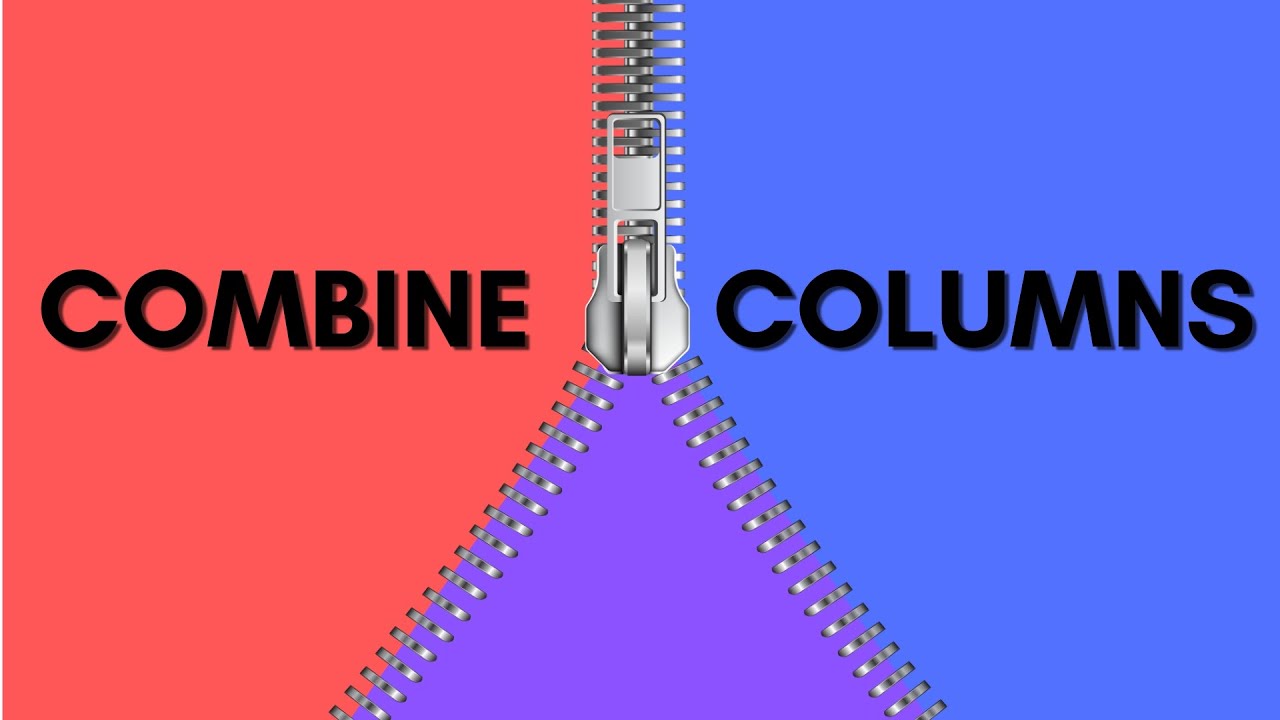 Как легко объединить столбцы в Google Таблицах