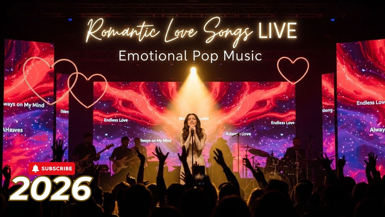 Romantic Love Songs LIVE | Emotional Pop Music