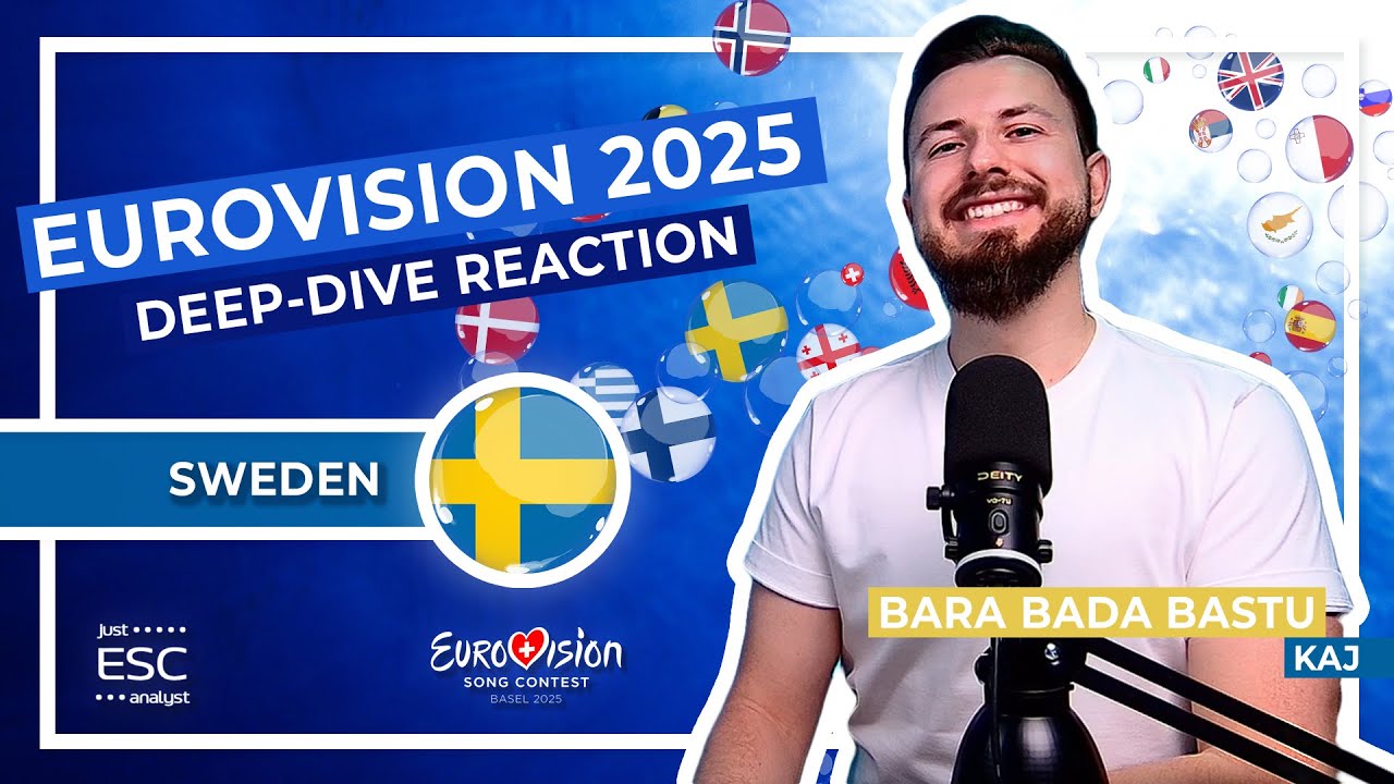 🇸🇪 Most In-Depth Analysis and Reaction to SWEDEN in EUROVISION 2025 | 🔎 Bara Bada Bastu by KAJ