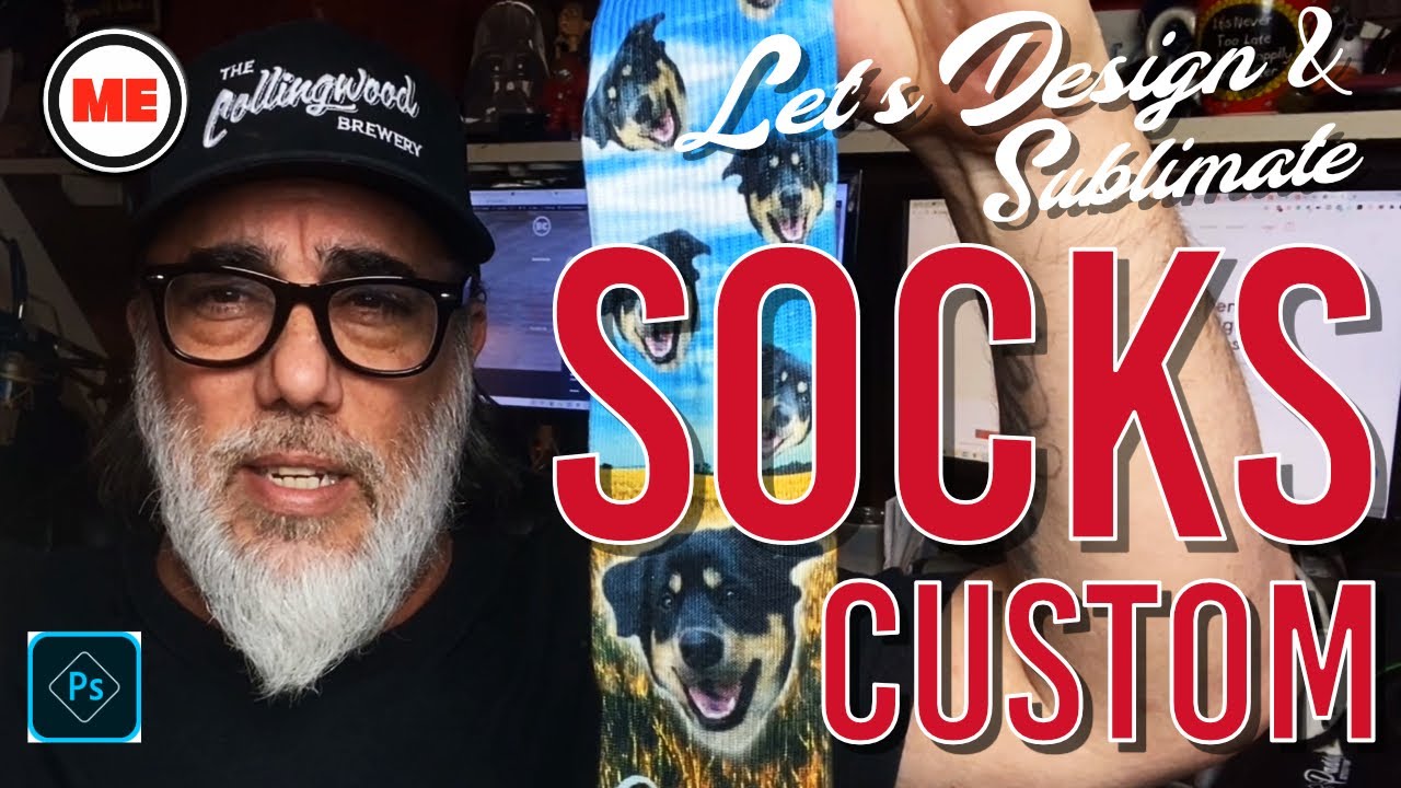 Let's Design and Sublimate Custom Socks Using Photoshop