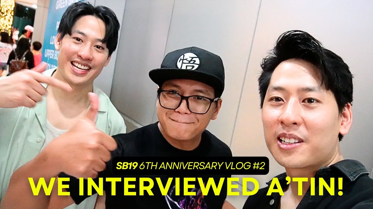 We Interviewed A’TIN at SB19 6th Anniversary Celebration (Day 1 vlog) ft @cashualchuck