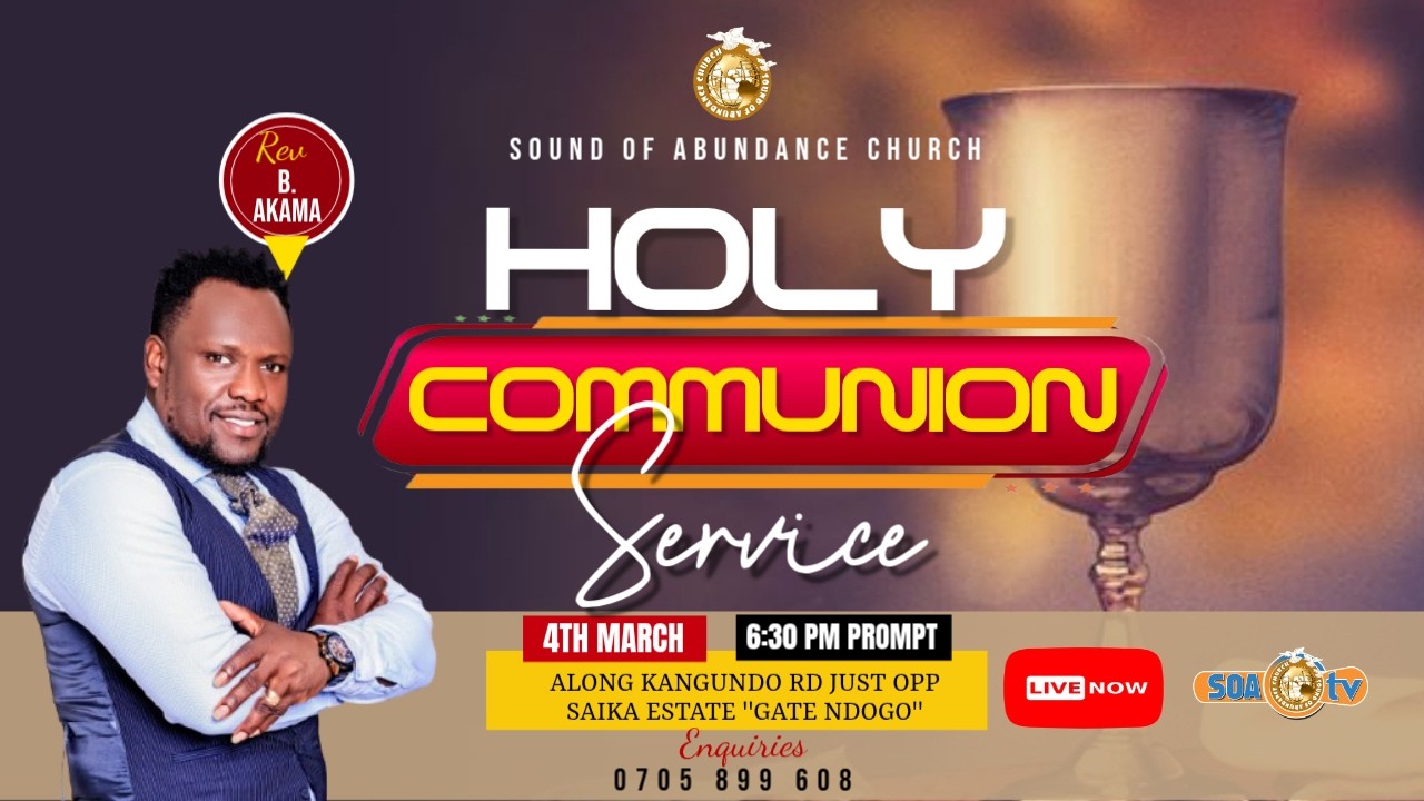 𝗛𝗢𝗟𝗬 𝗖𝗢𝗠𝗠𝗨𝗡𝗜𝗢𝗡 𝗦𝗘𝗥𝗩𝗜𝗖𝗘 | 𝐒𝐎𝐔𝐍𝐃 𝐎𝐅 𝐀𝐁𝐔𝐍𝐃𝐀𝐍𝐂𝐄 𝐂𝐇𝐔𝐑𝐂𝐇 | 04.03.2026