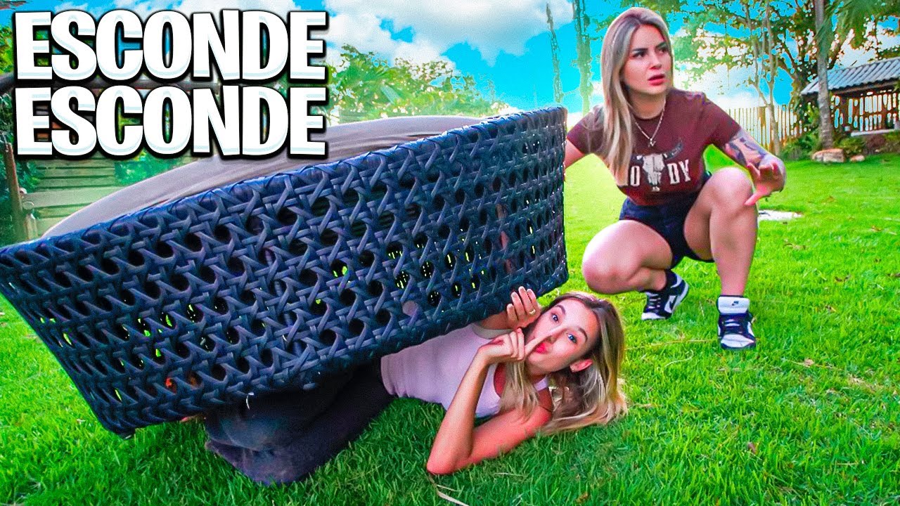 FIZ UM ESCONDE ESCONDE VALENDO MUITOS PRÊMIOS!! 🎁