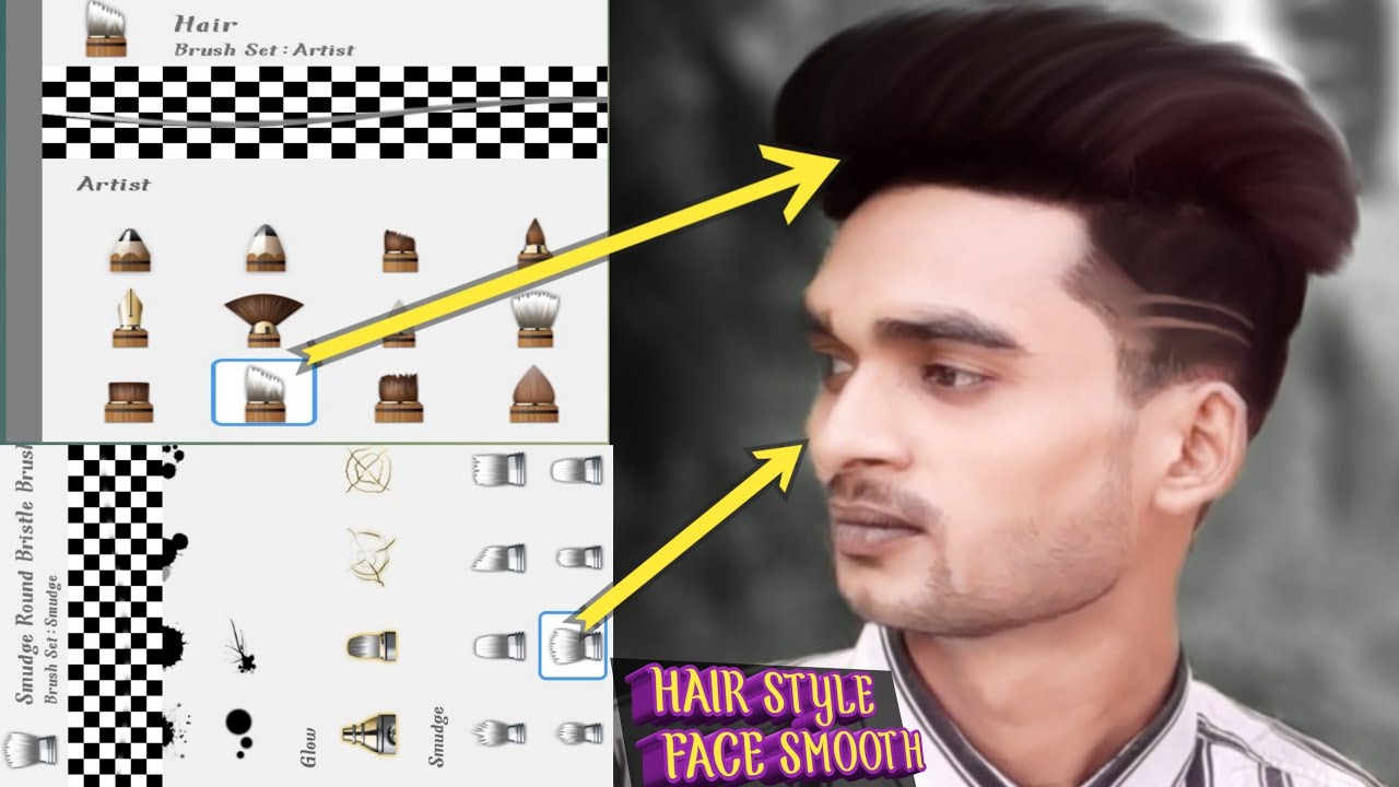 hair style editing tutorial || Autodesk SketchBook hair colour editing ||new hair editing tutorial