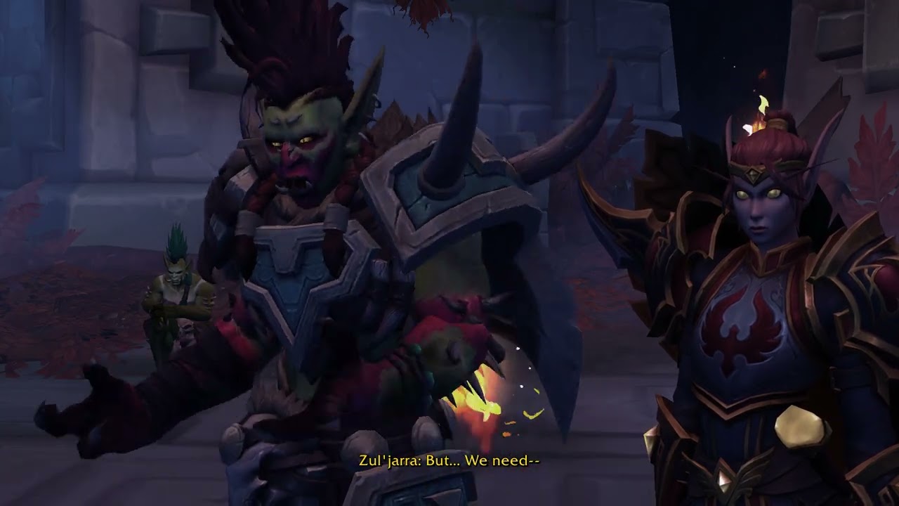 World of Warcraft - Midnight - Cutscene - Halazzi's approval