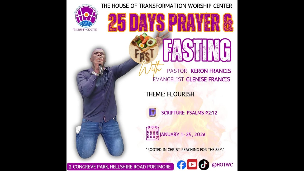 Night 19 Of 25 Days Prayer & Fasting