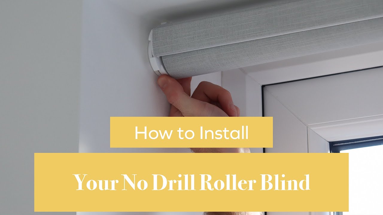 How to Install Your No Drill /TwistFit Roller Blind | BlindsbyPost