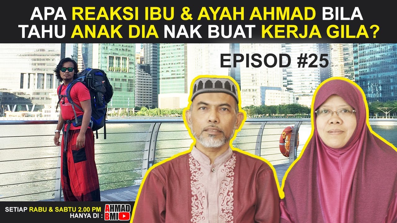 EPISOD 25 : EPIC! INI REAKSI UMMI & ABI BILA SAYA BERITAHU NAK PERGI MEKAH DENGAN BASIKAL