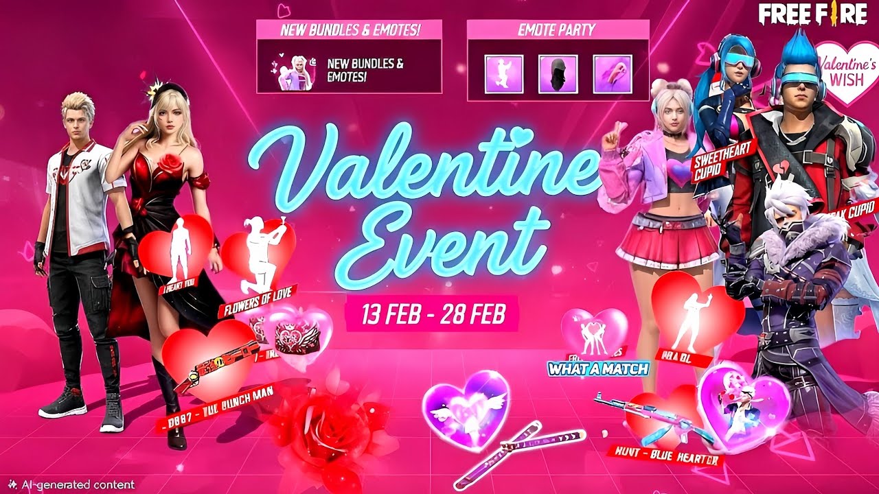 😍 Valentine Special Mystery Shop Event Free fire ✅ In telugu | Free Rewards🤫 | Next Discount Event