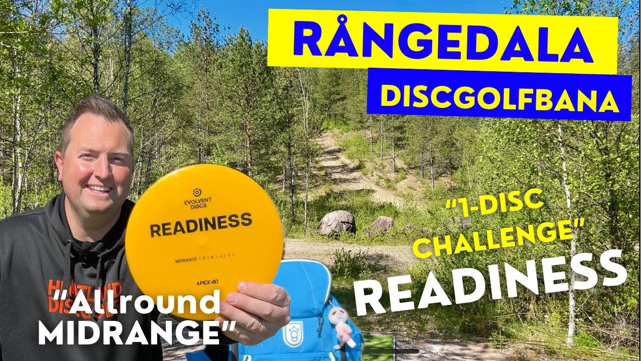 Rångedala Discgolfbana med READINESS - En allround midrange från svenska Evolvent Discs!