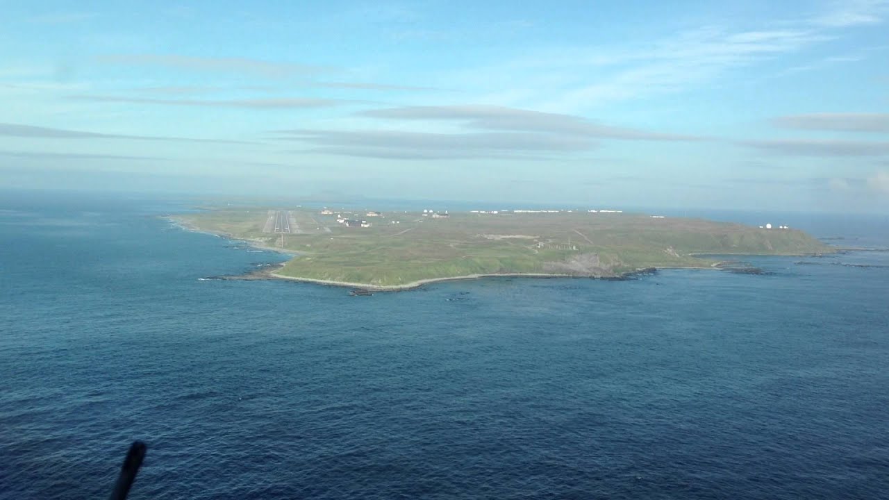 Rare Visual Shemya Alaska Approach and Landing