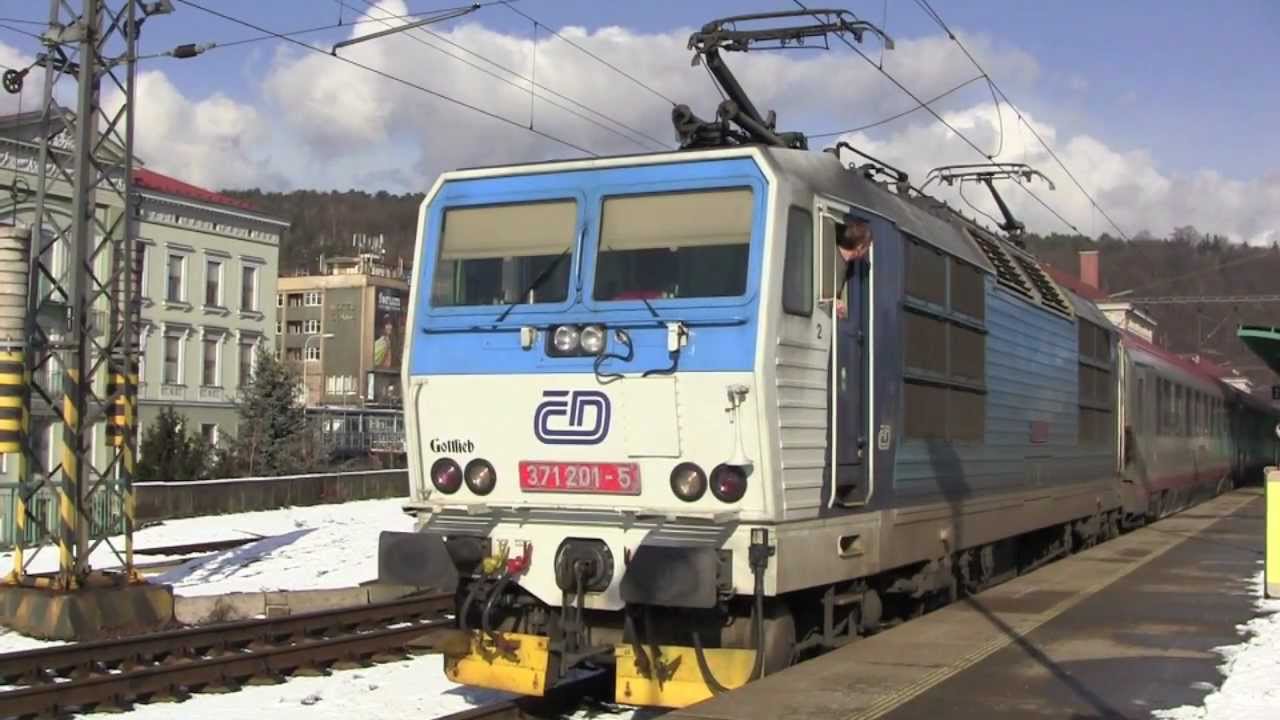 Decin hlavni nadrazi (Decin Railway Station), Czech Republic - 6th February, 2013