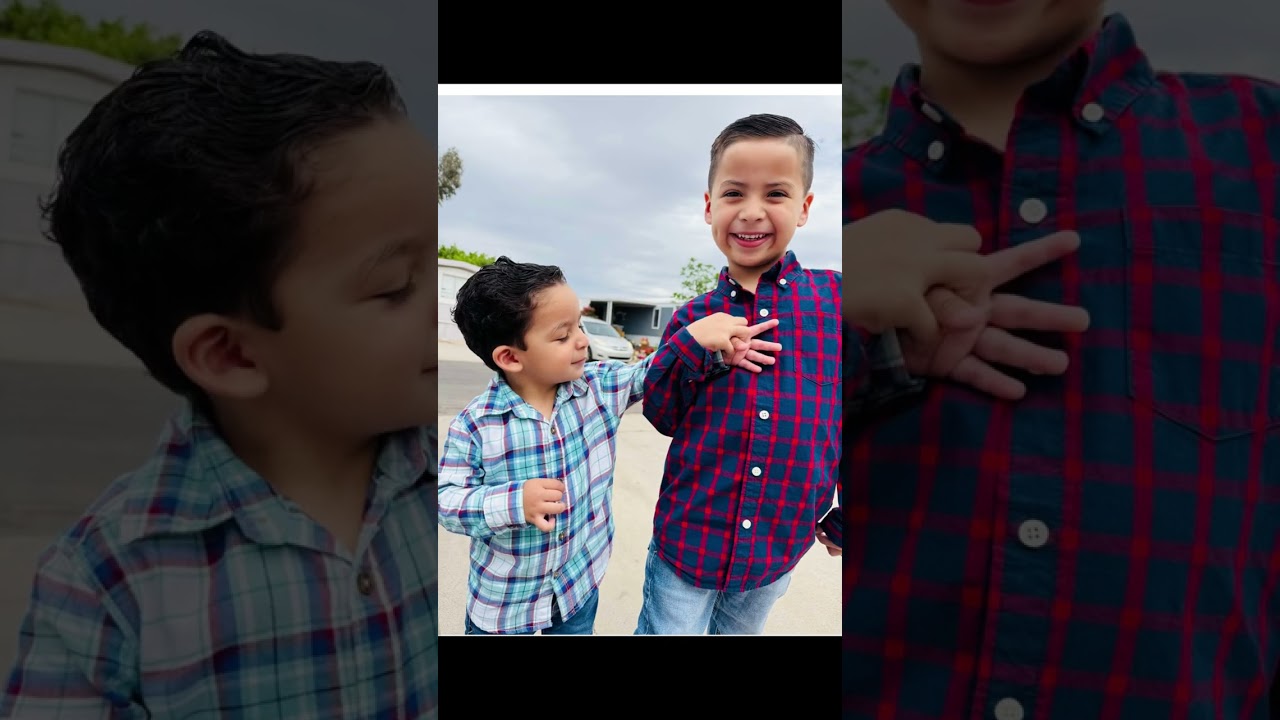 Mis niños hermoso. Santi y Elian