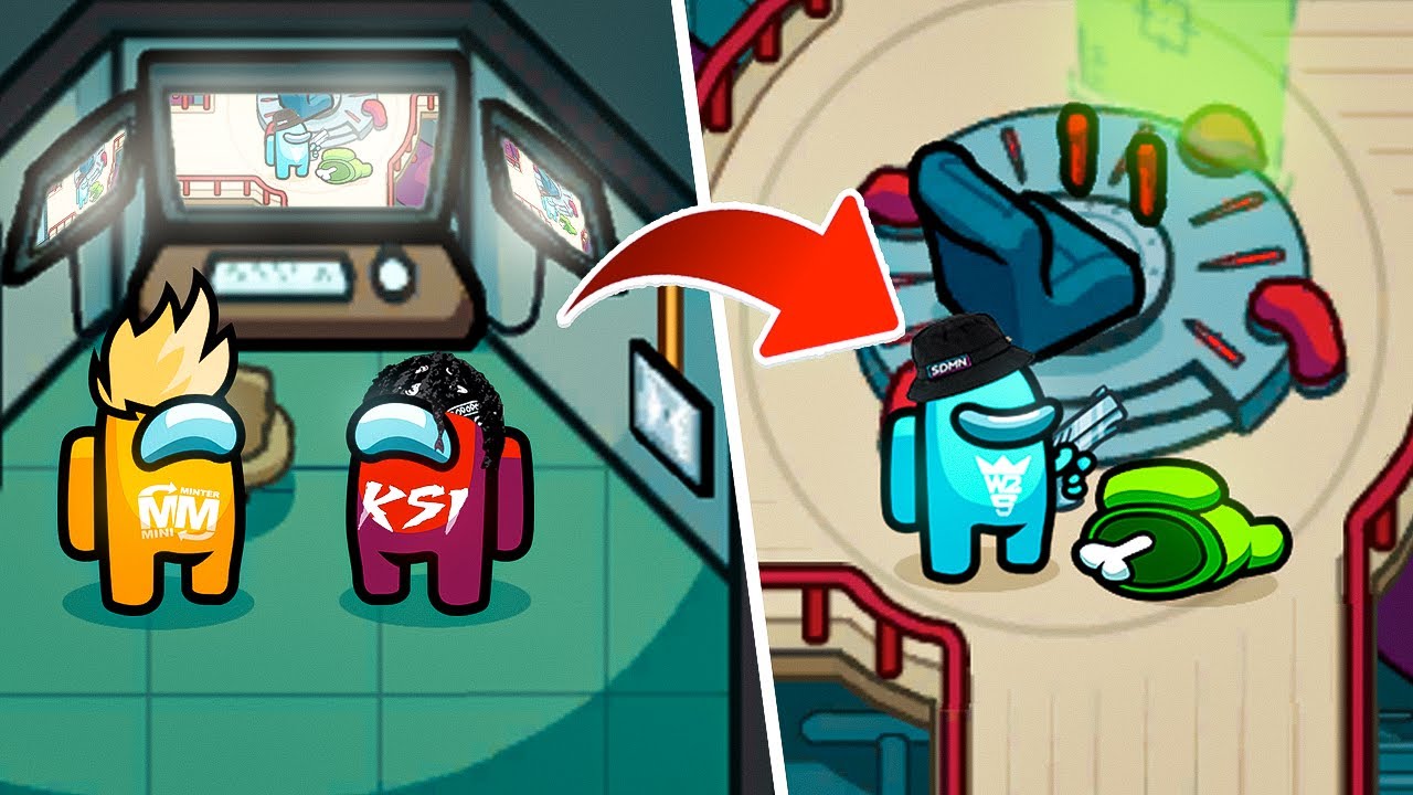 I WENT to KSI's ROOM to REVEAL the TRUTH vs W2S! (Among Us)