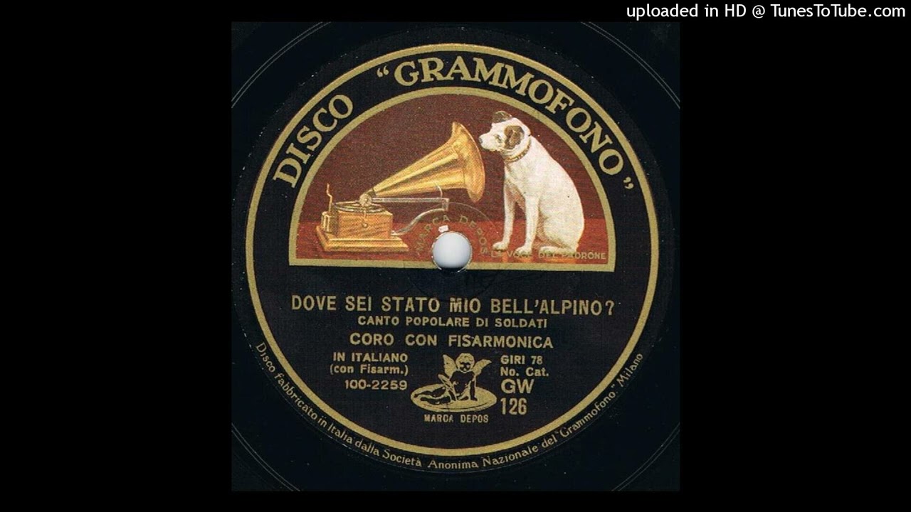 Dove sei stato mio Bell'Alpino? - Coro con Fisarmonica