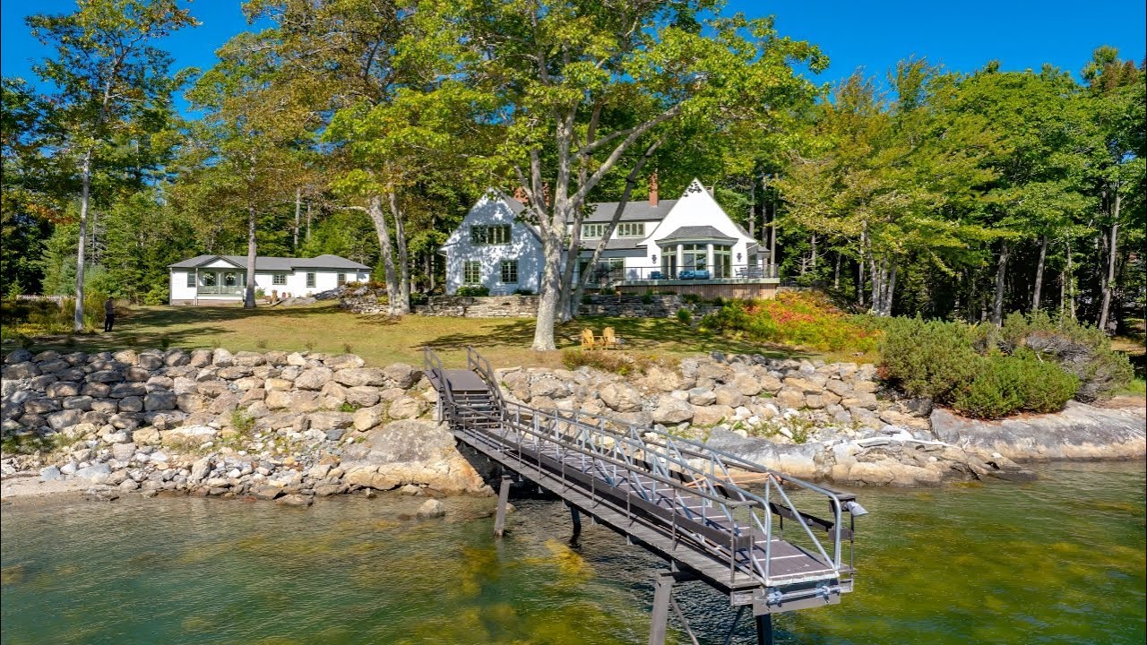 Blue Hill Maine Home for Sale | Historic Oceanfront Tudor Estate on Parker Point