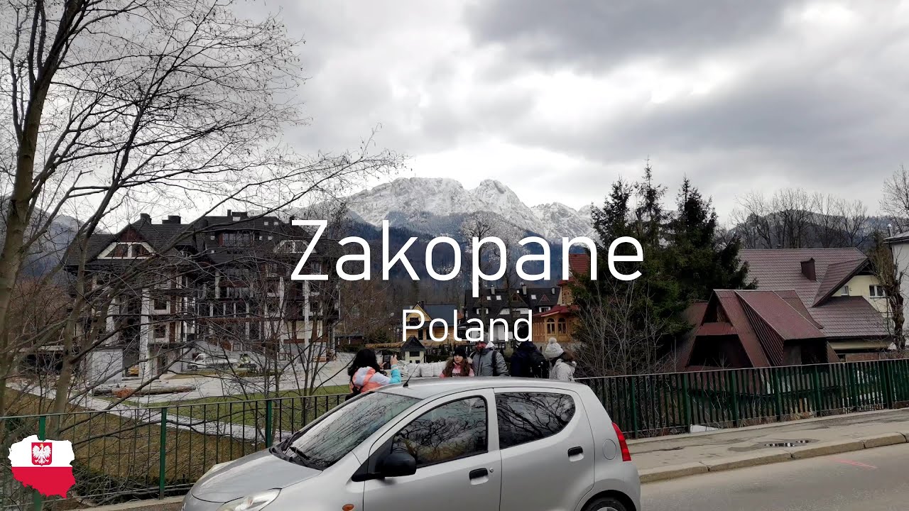 Zakopane walking - April 2022 |4K UHD|