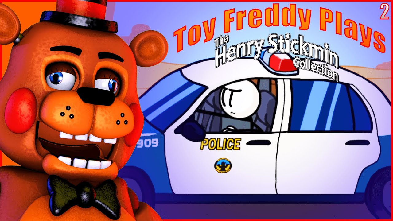 Toy Freddy Plays The Henry Stickmin Collection | Escaping The Prison To Prove I'm A GOD! [Part 2]