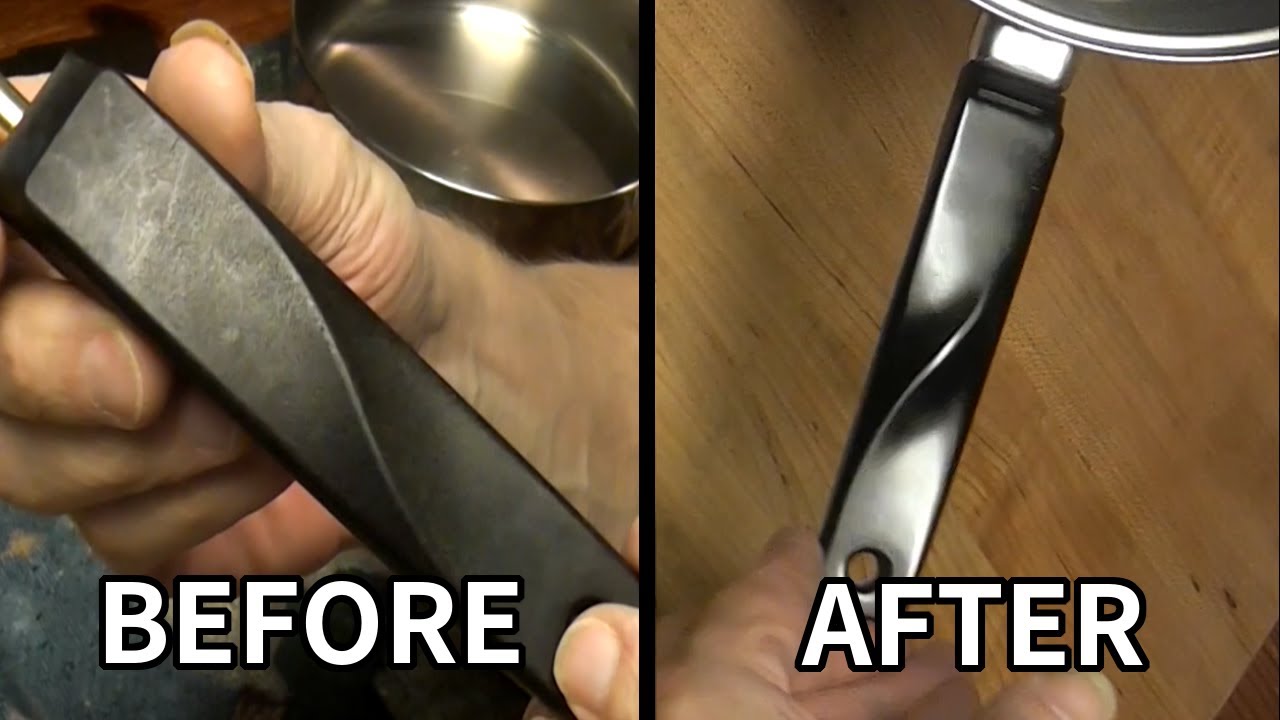 How to Make Revere Ware Handles look New | Restore old Bakelite Handles