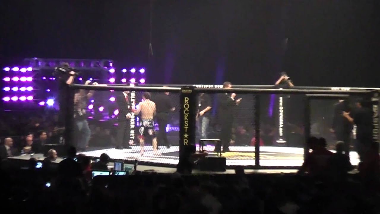 Dustin Neace Introduction at Strikeforce Fedor vs Rogers