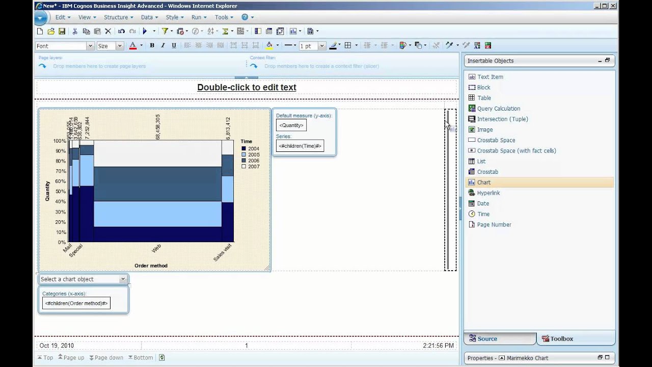 IBM Cognos 10 Business Insight Advanced