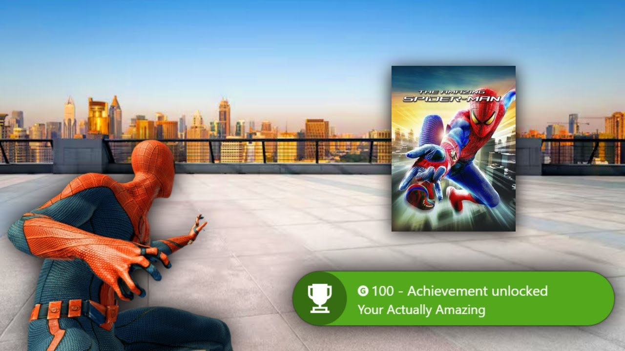 Я получил все достижения в игре Amazing Spiderman.