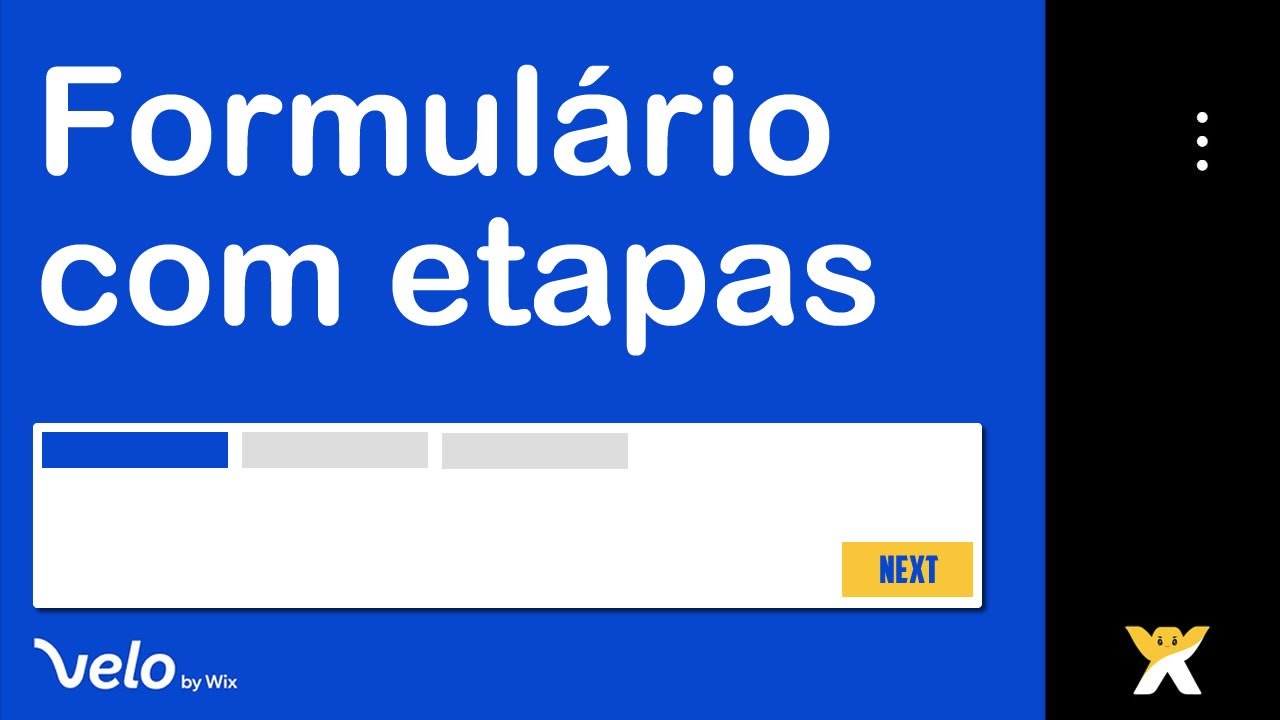 Formulário multietapas no Wix [2022] [Caixa Multiestado]