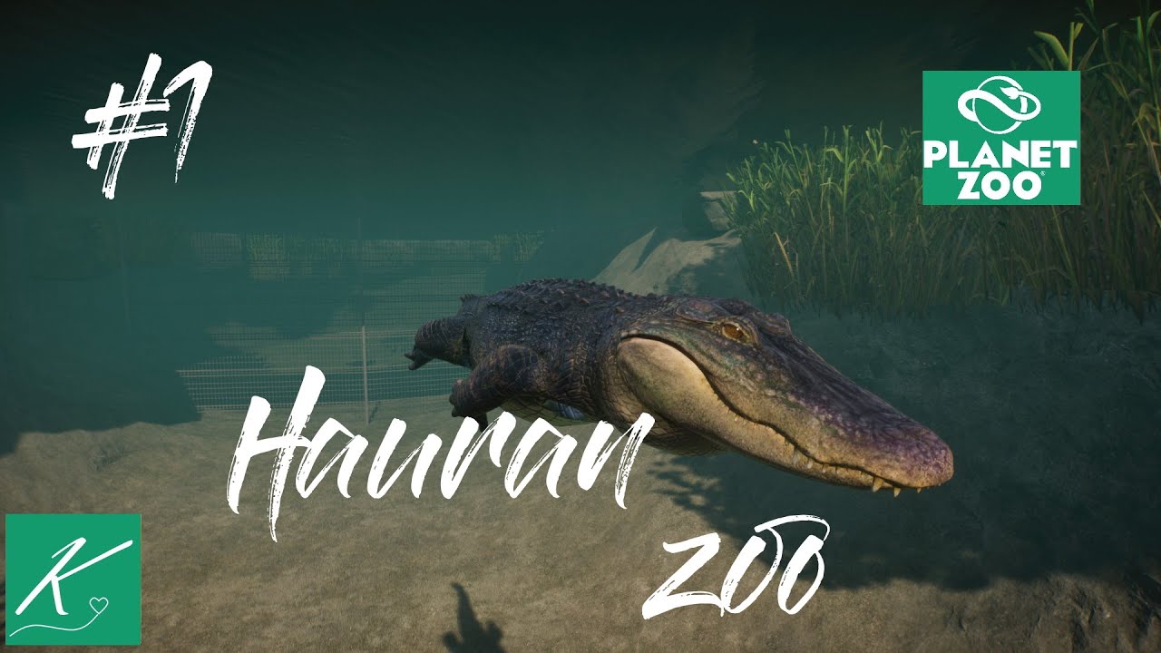 Planet ZOO cz | Aligátor pod vodou | #1 | Hauran zoo | Sandbox | Let's play