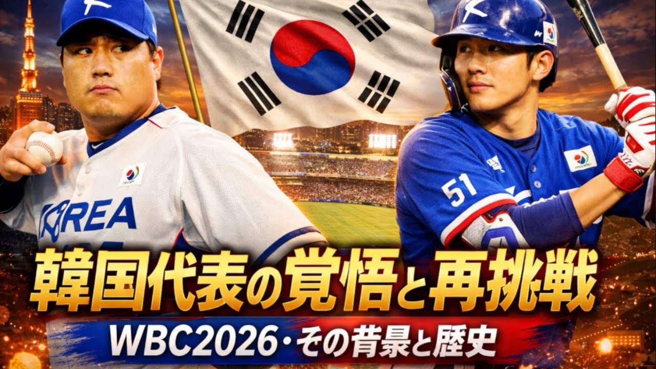 韓国代表の覚悟と再挑戦｜WBC2026