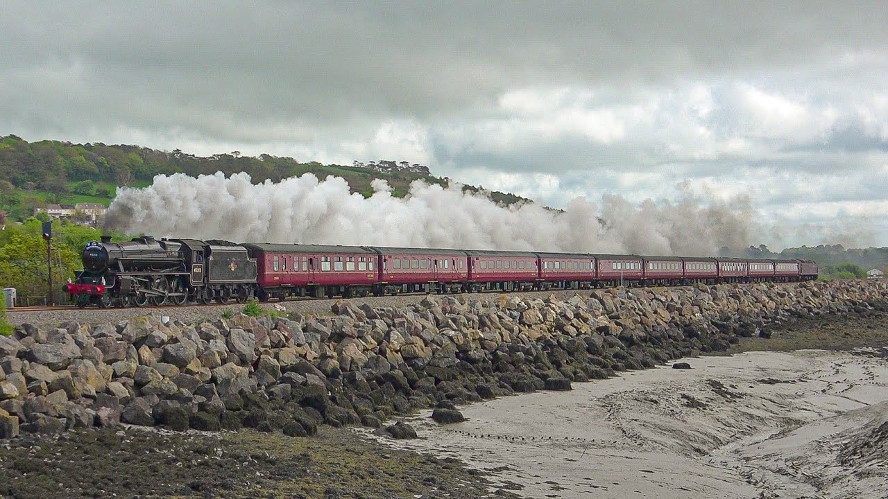 Steam and Semaphores! 45212 THUNDERS Along The Coast of Carmarthenshire With The Great Britain Day 2