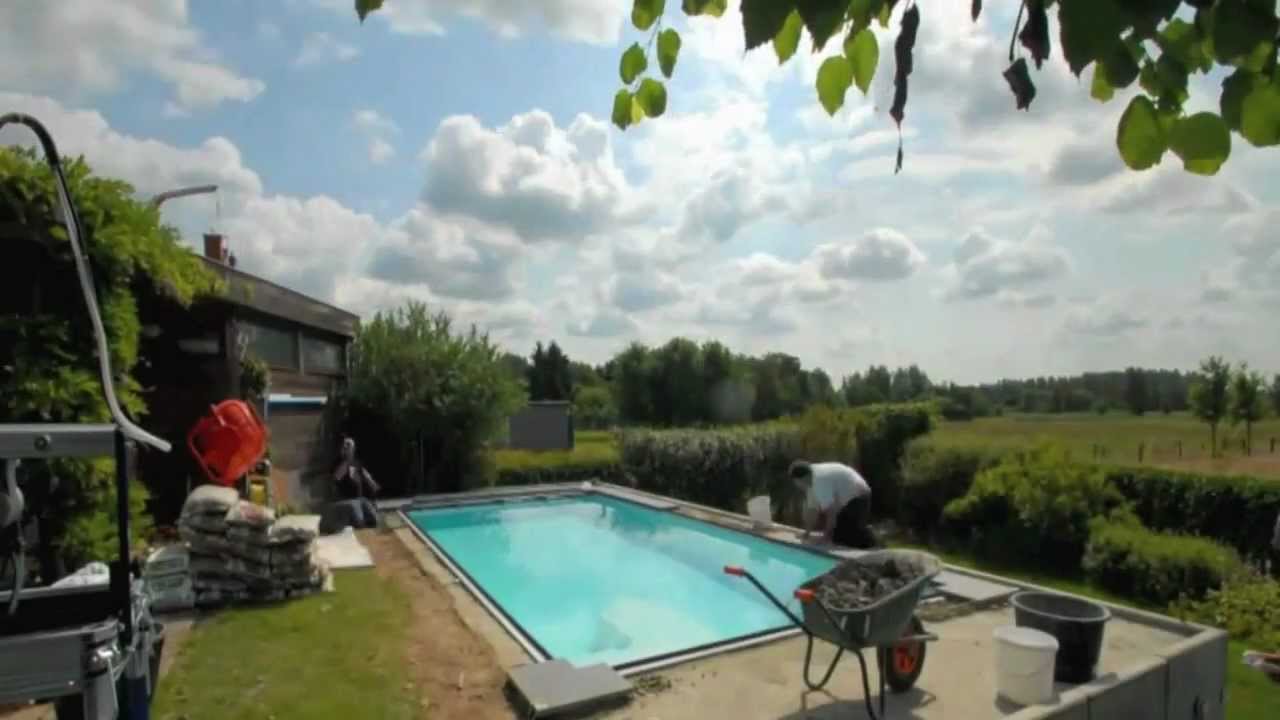 Opbouw Monoblock Zwembad