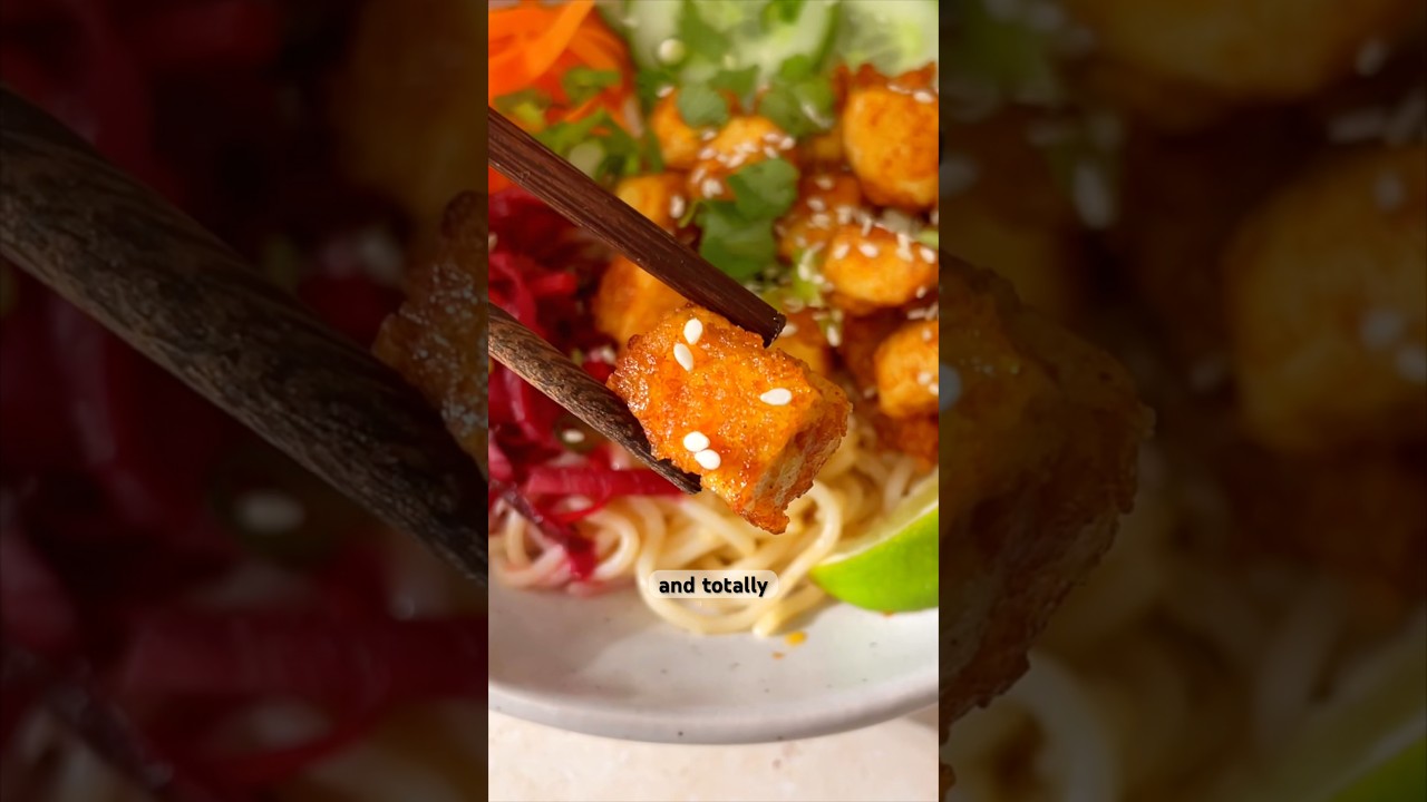 Gochujang Tofu Noodle Bowl