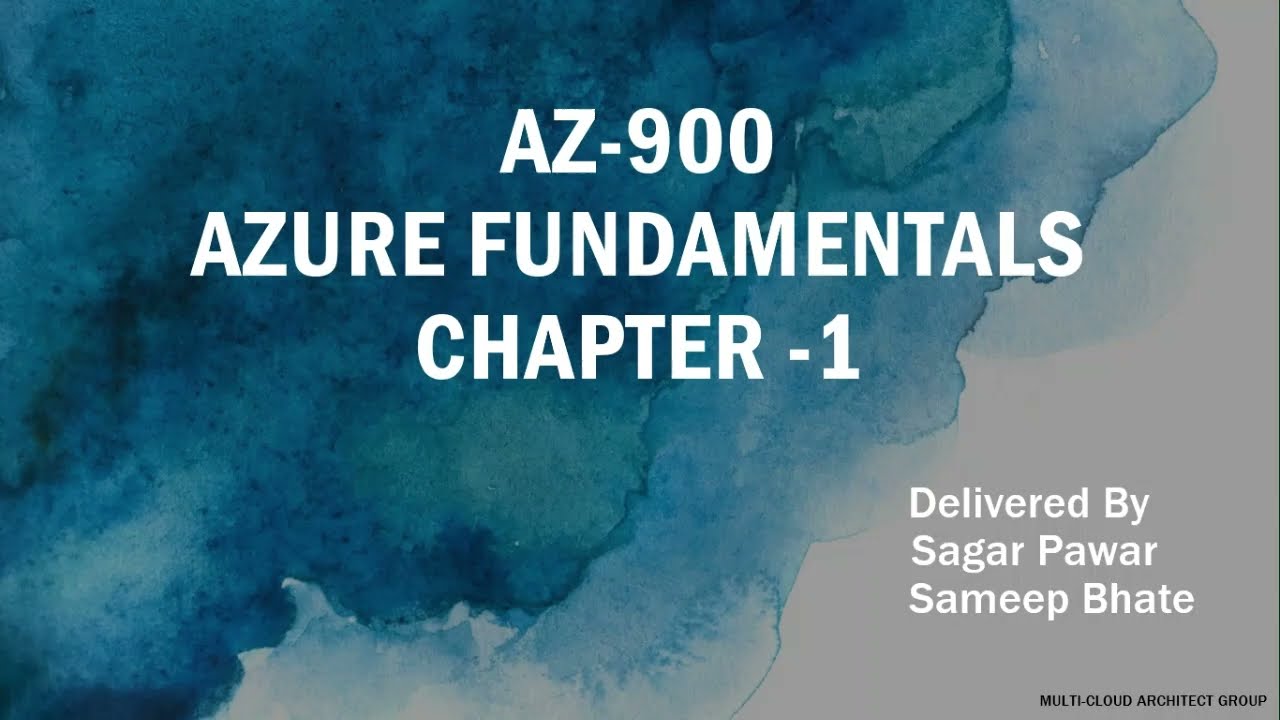 AZ-900 - Cloud Computing Basic - Chapter 1