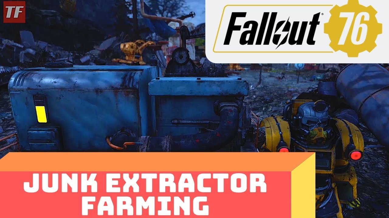 Fallout 76 Junk Extractor Farming Using Workshops and C.A.M.P. Aluminum, Springs, Screws, Plastic