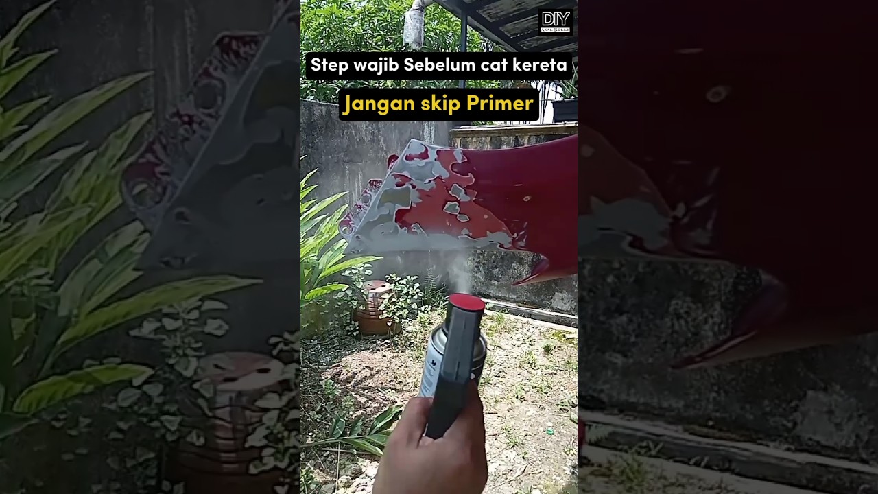 Step wajib sebelum cat kereta! | Jangan skip cat primer #diy #kereta #automobile #catkereta