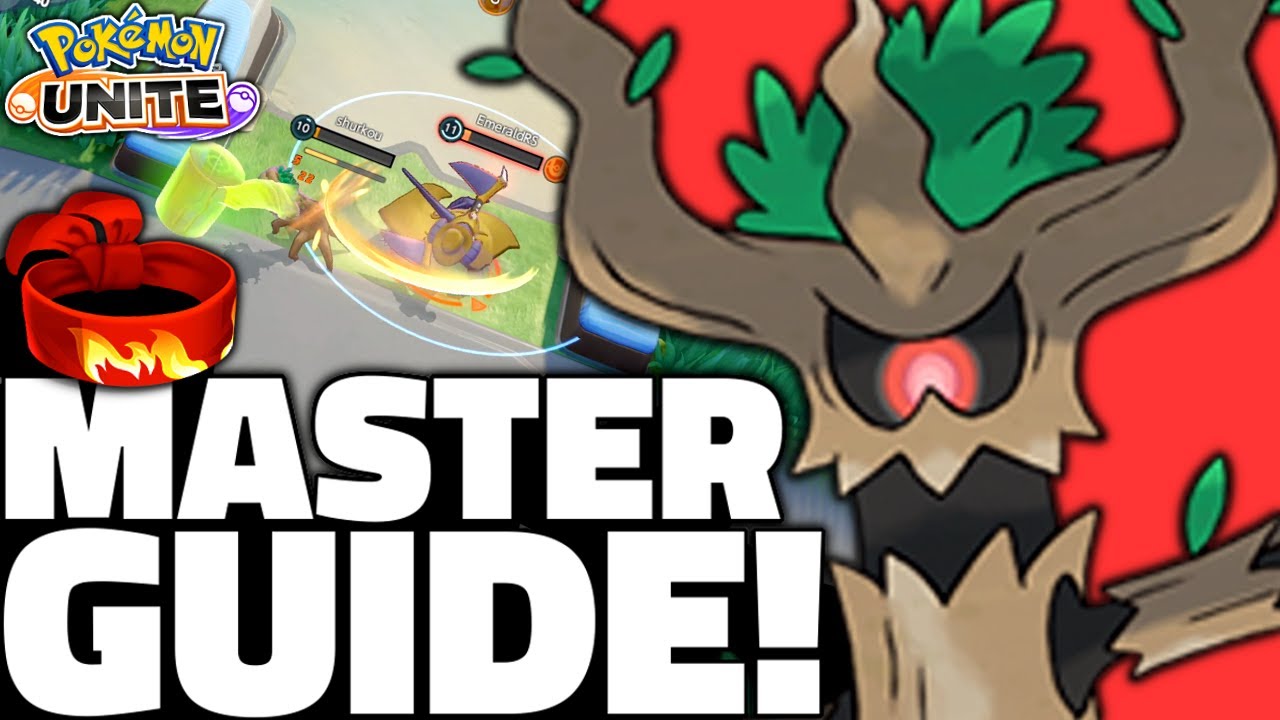 Pokémon Unite TREVENANT Guide! [S Tier?] *Master* (Trevenant Best Build Guide, Held Items & Moveset)