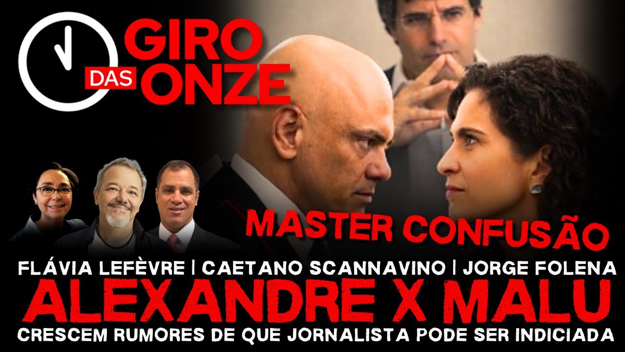 Giro das Onze | Alexandre X Malu: crescem rumores de que jornalista pode ser indiciada